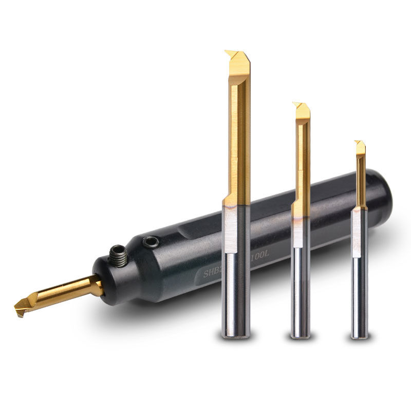 Προφίλ Micro Boring εργαλείο Tungsen Carbide υλικό για Μίνι μηχανή κυλινδρισμού CNC