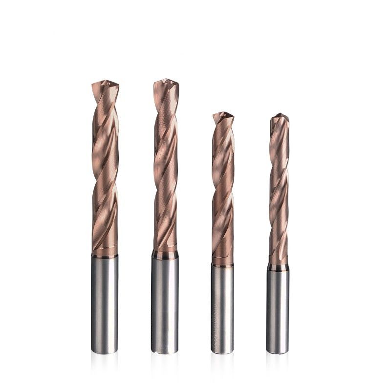 Din Standard Εσωτερικό ψυκτικό 5xd Βήμα 0.1mm τρυπάνι καρβίδιο σπειροειδής φλάουτα διαχωρισμένο τρυπάνι