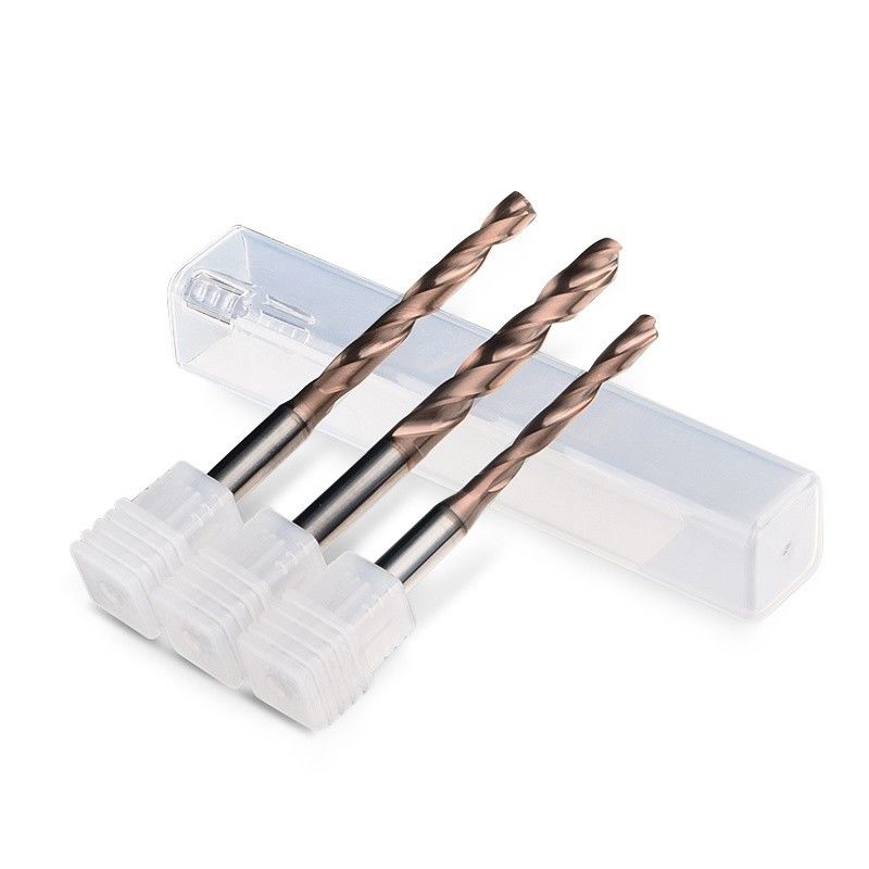 Din Standard Εσωτερικό ψυκτικό 5xd Βήμα 0.1mm τρυπάνι καρβίδιο σπειροειδής φλάουτα διαχωρισμένο τρυπάνι