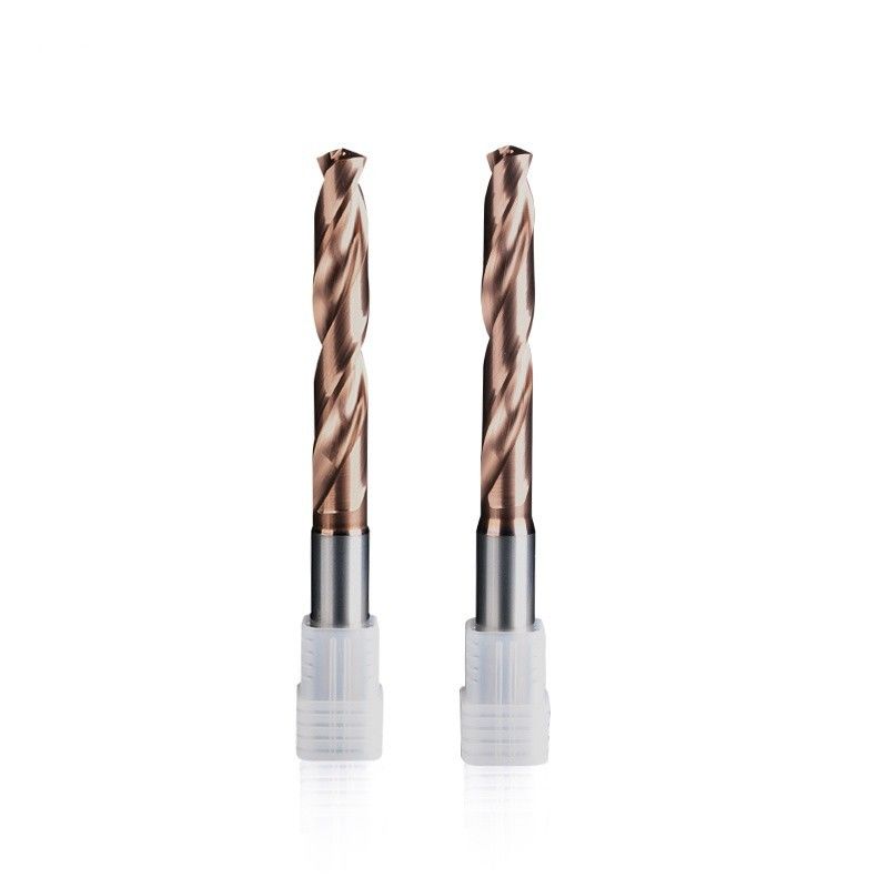 Din Standard Εσωτερικό ψυκτικό 5xd Βήμα 0.1mm τρυπάνι καρβίδιο σπειροειδής φλάουτα διαχωρισμένο τρυπάνι